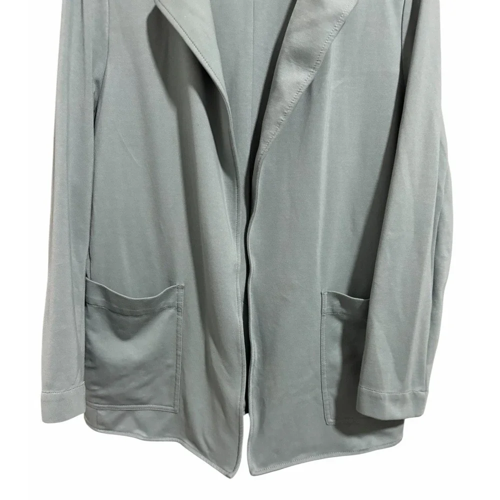 Athleta Eastbound Blazer Gray Sage Jacket Women's Size‎ 14